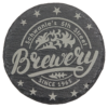 4" Round Slate Coaster (6 Pack) - CUSTOM LASER ENGRAVED