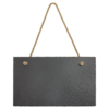 11 3/4" x 7" Rectangle Slate Decor with Hanger String - CUSTOM LASER ENGRAVED - Image 2